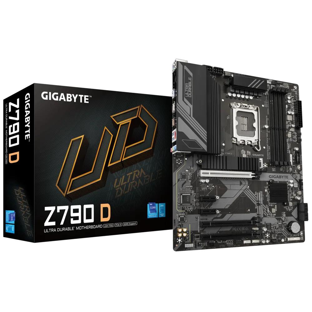 GIGABYTE Z790 D 7600MHz(OC) DDR5 Soket 1700 M.2 HDMI DP ATX Anakart